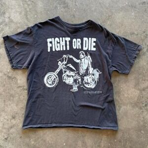 The walking dead fight or die biker tee shirt  Measure 20.5x27